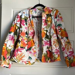 Coldwater Creek Floral Jacket